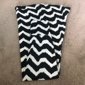 Black & white maxi skirt